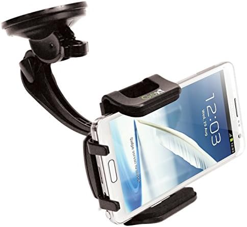 GOXT 23440 Premium 360-Degree Car Phone Holder – Versatile Collapsible Mount for i Phone 5 and More with Quick Install Features and Secure Grip for Ultimate Hands-Free Convenience