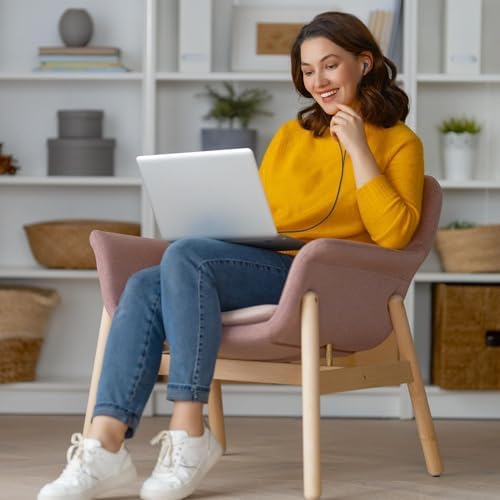 Ultimate High-Performance Wired Earbuds with 3.5 mm Jack – Noise-Canceling In-Ear Headphones for Unmatched Audio Clarity and Hands-Free Calls – Lightweight Ergonomic Design for All-Day Comfort and Tangle-Free Storage – Compatible with Laptops, PCs, i Phones, Tablets, and MP3 Players