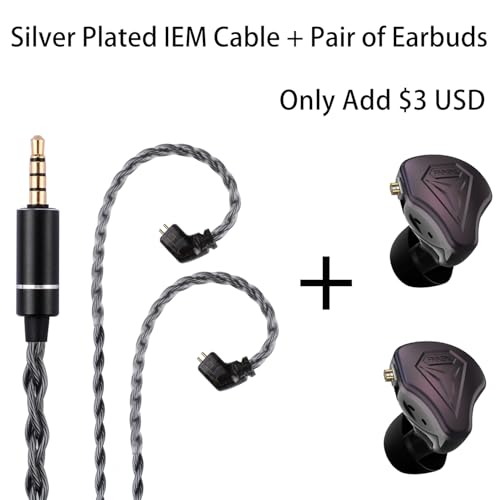 Elevate Your Audio Experience with FAAEAL Hybrid IEM Earphones – Premium Hi-Fi Wired In-Ear Monitors Featuring Advanced Composite Diaphragm Technology, Durable CNC Metal Design, and Detachable QDC-2 PIN Cable for Audiophiles and Musicians Seeking Ultimate Sound Clarity and Personalization