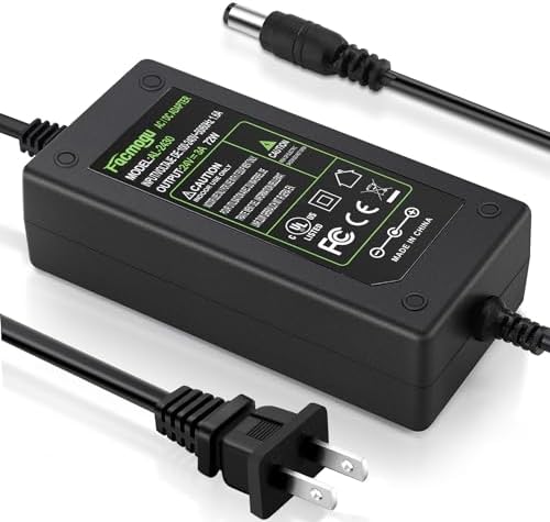 High-Performance 24 V 3 A Power Supply Adapter – Universal AC to DC Converter for LED Lighting & CCTV Systems, Dual Plug Compatibility (5.5 x 2.5 mm & 5.5 x 2.1 mm) – Reliable Switching Transformer with Safety Features for Optimal Device Functionality and Longevity