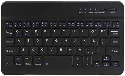 FLY WAY Ultra-Slim Portable Bluetooth 3.0 Keyboard for Tablets – Rechargeable Mini Keypad Compatible with i OS, Android & Windows Devices – Lightweight Wireless Typing Solution for Travel & Remote Work