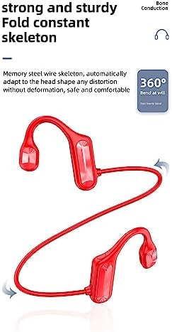 Revolutionary Waterproof Bone Conduction Headphones – 2023 Tictoyo Open-Ear Sports Earbuds with Built-in Mic, Bluetooth 5.3 Connectivity, Lightweight Design for Enhanced Comfort and Safety During Running and Outdoor Activities – Experience Music and Surroundings Seamlessly