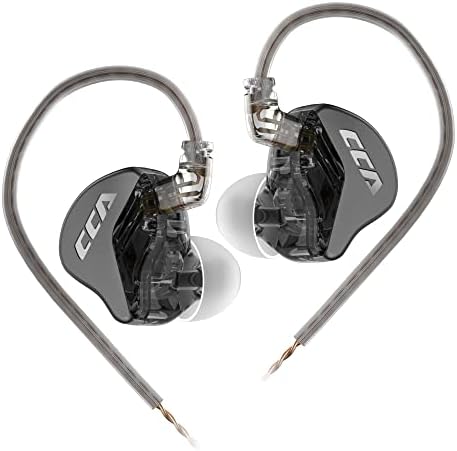 Premium CCA CRA Wired Earbuds – Advanced Dynamic Driver IEM for Unmatched Clarity and Rich Deep Bass – Customizable Detachable 2-Pin Cable – Lightweight Ergonomic In-Ear Headphones with 3.5 mm Compatibility – Ideal for Audiophiles and Everyday Users Seeking Superior Sound Quality