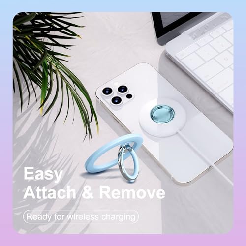 Tron Magnetic Ring Holder: Ultimate Mag Safe Grip for i Phone 16, 15 Pro, 14 Plus, 13, 12 Pro Max – One-Handed Convenience with Robust Magnetic Security – Sleek Black Design for Everyday Use – Lightweight & Effortless Installation for On-the-Go Lifestyle – Durable Smartphone Accessory for Enhanced Usability