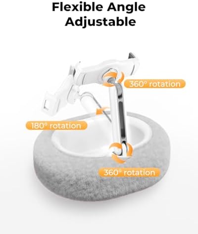 Leopard Print Kindle Pillow Stand – Plush Multi-Functional Tablet Holder with Integrated Snack & Cup Holders for Ultimate Hands-Free Comfort at Home – Compatible with Kindle, i Pad, and Smartphones – Perfect Cozy Reading Accessory for Bed & Couch Relaxation