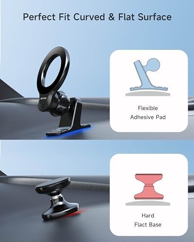 Revolutionary Mag-Safe Car Phone Mount for i Phone 15/14/13/12 Mini – Ultimate Dual Dash & Air Vent Magnetic Holder for Enhanced Stability and Safety – Seamless Installation, Elegant Design, and Unmatched Grip for Hands-Free Navigation and Connectivity