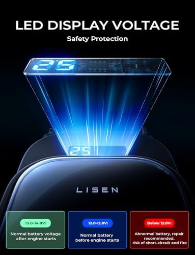 LISEN 96 W 4-in-1 Retractable Car Charger with Advanced USB-C & L Cable – Fast Charging for i Phone, Samsung, and Android – Smart Voltage Detection & Ambient Lighting – Ideal for Cars, Trucks, RVs – Ultimate On-the-Go Power Solution