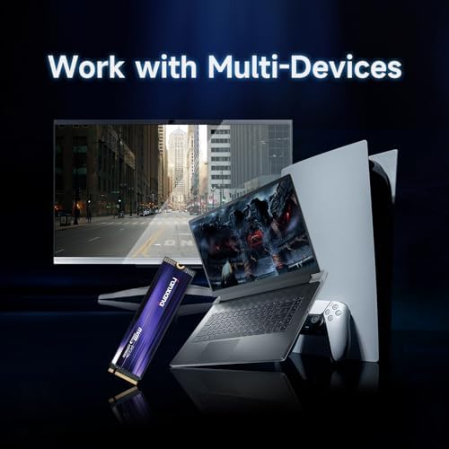 Unleash Gaming Potential with S880 NVMe SSD 1 TB – Blazing Fast PCIe 4.0 M.2 Drive with 7300 MB/s Read Speeds for Ultimate Performance and Compatibility with PS5 and High-End Systems – Ideal for Gamers and Professionals Seeking Rapid Load Times and Reliable Storage Solutions