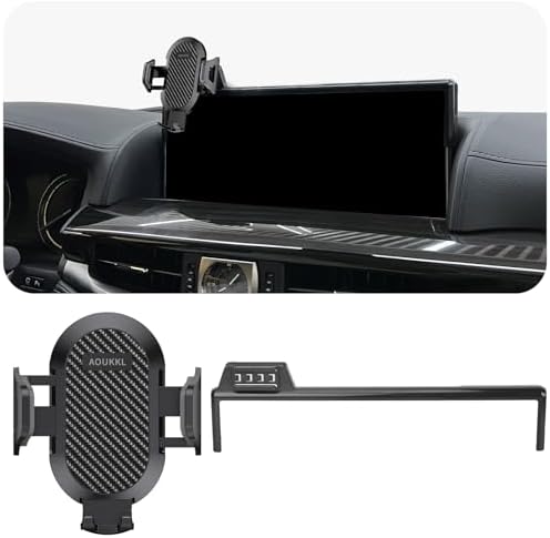 Premium Car Phone Holder for Lexus LX 570 (2016-2021) – 12.3-Inch Screen Compatible, Thick Case Friendly Mount for 4.7-7 inch Smartphones, Effortless Installation & Enhanced Safety Accessory for Drivers