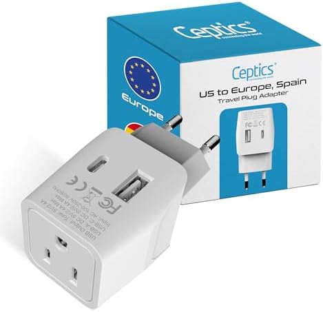 Compact Dual USB Travel Adapter for Effortless Charging in Australia, New Zealand, and China – Essential Type I Plug for Phones, Tablets, and Cameras – Quick Charge Capability with Universal Compatibility for Hassle-Free Global Adventures