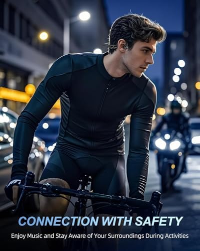 Bone Conduction Waterproof Headphones for Active Lifestyles – IPX8 Rated Open-Ear Bluetooth 5.3 Earbuds with 32 GB MP3 Player for Swimmers, Runners, and Cyclists – Lightweight Design for Superior Comfort and Safe Listening Experience