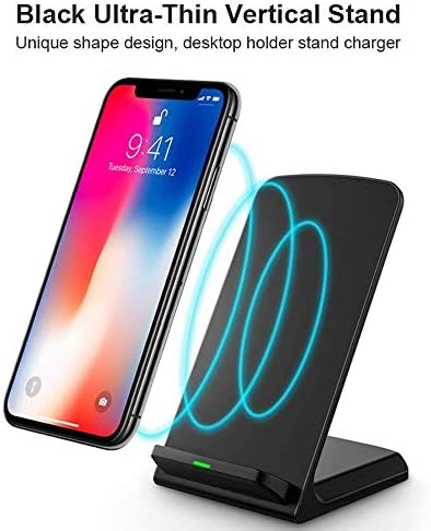 Revolutionary Fast Wireless Charging Stand for Samsung Galaxy & i Phone | Ergonomic Qi Charger Dock for S25, S24, S23, S22 Ultra, i Phone 16, 15, 14, 13, 12, 11 Pro Max | Compact & Stylish Design for Effortless Charging at Home, Office & Travel | Superior Overheating Protection & Adjustable Viewing Angles for Ultimate Convenience