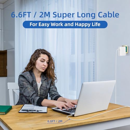 Power Up Your Devices with the 140 W USB-C Fast Charger for Mac Book Pro & More – High-Efficiency Adapter with 6.6 ft Cable, Exceptional Speed & Universal Compatibility for All USB-C Gadgets – Safe, Reliable, and Smart Charging Solution – Fully Charges Mac Book Pro 16″ in Just 1 Hour 20 Minutes, Ideal for i Pad Pro, Samsung Galaxy & Laptops – Built-In Safety Features for Overload, Short Circuit, and Overheating Protection – Experience Premium Performance and Quality with Our One-Year Guarantee and Dedicated Customer Support
