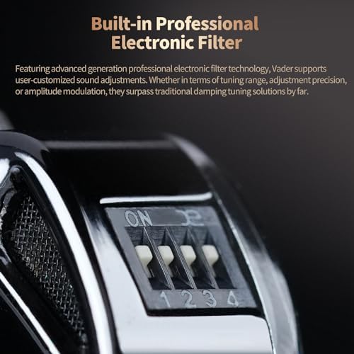 KZ Vader Triple Driver In-Ear Monitors: Ultimate Hi-Fi Wired Earbuds with Customizable Tuning for Tailored Sound Profiles, Lightweight Sports Headphones for Effortless Comfort and Superior Audio Fidelity