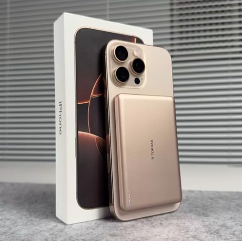 Ultra-Slim TORRAS 10,000 m Ah Power Bank with Built-in USB-C Cable – Lightweight Portable Charger for i Phone 16/15 & Samsung S24 Ultra, 22.5 W Fast Charging, Durable Design for Travel and Outdoor Use – Glacier Grey, Enhanced Safety & Dual Device Charging