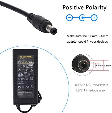 Universal 15 V 5 A Power Supply Adapter – High-Efficiency 75 W AC to DC Transformer for Photo Studio Lighting & LED Strips – 100-240 V Global Compatibility with 5.5 x 2.5 mm Connector for Reliable Performance and Versatile Use