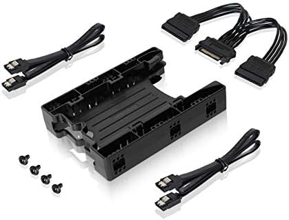 Upgrade Your Storage Efficiency with the ICY DOCK EZ-Fit PRO MB082 SP | Tool-Less 2 Bay Metal SSD Mounting Bracket for 2.5-Inch SSDs in 3.5-Inch Drive Bays | Fast Installation & Durable Design for Enhanced Compatibility and Cooling Performance
