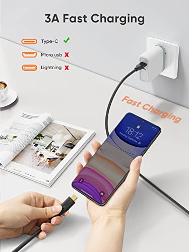 Ultimate 10 Gbps USB A to USB C Cable – 5 ft High-Speed Connector for Rapid Data Transfer & Charging, Optimized for i Phone 15/16+, Galaxy S24/S23+, Android Auto – Durable Nylon Braided Design for Effortless Travel and Daily Use