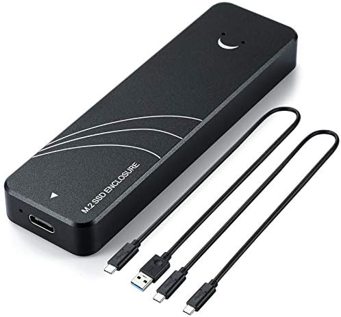 Ultra-Fast SATA M.2 SSD to USB 3.2 Adapter – Dual Protocol NVMe M-Key & B+M Key Support for 2230/2242/2260/2280 SSDs | 10 Gbps Data Transfer Speeds | UASP Enabled for Optimal Performance and Reliability | Compact, Portable Design for Effortless Data Access and Backup Solutions