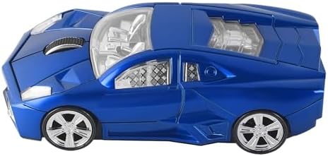 Rev Up Your Productivity with the CHUYI Sports Car Shaped Wireless Mouse – 1600 DPI, Cordless Optical Design for Effortless Use at Home, School, or Office, Perfect Gift for Tech Enthusiasts (Vibrant Blue)