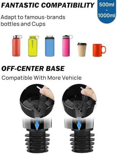 JOYTUTUS 360-Degree Rotating Cup Holder Phone Mount – Innovative Long Arm Smartphone Holder for Cars, Compatible with i Phone & Samsung (2-Pack) – Enhance Navigation & Hands-Free Calling Experience on the Go