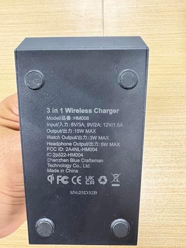 NANAMI 3-in-1 Wireless Charging Dock – Fast Charge Station for Google Pixel 9 Pro/XL/8/7/6, Buds Pro 2, and Watch 3/2 – Versatile Qi Charger with PD 3.0 Adapter for Home and Office – Safe, Ergonomic Design with Magnetic Pixel Watch Compatibility and Universal Device Support – Perfect Gift for Tech Lovers and Google Enthusiasts