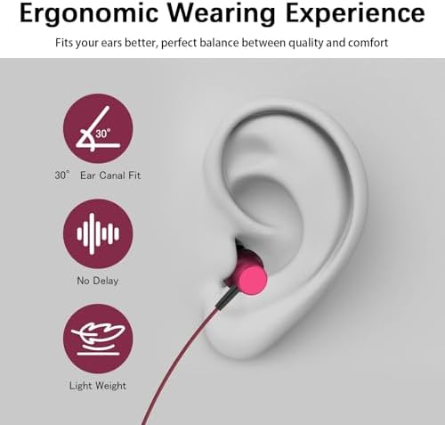 USB C Wired Earbuds: Premium Noise Cancelling Hi-Fi Stereo Earphones with In-Line Mic & Volume Control for Samsung S25, S24 FE, i Phone 16 – Durable Nylon Design for Ultimate Comfort & Longevity, Perfect for Galaxy A56, A55, A35 – Elevate Your Audio Experience Effortlessly