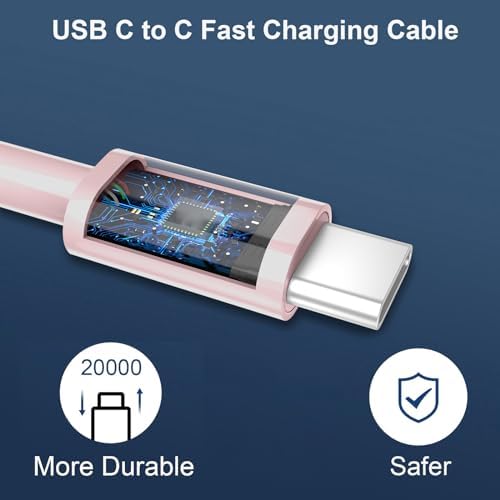 20 W Dual-Port USB-C Fast Charger with 6.6 FT Cable – Ultimate Power Solution for i Phone 15/16 Pro Max & Android Devices – Efficient Travel Companion Designed for rapid charging, this 20 W Dual-Port USB-C Charger ensures your i Phone 15/16 Pro Max and Android devices stay powered up with maximum efficiency. Featuring a generous 6.6 FT USB-C to C cable, this charger eliminates the inconvenience of short cords while allowing you to multitask with ease. Its dual-port design offers the ability to charge two devices simultaneously, making it ideal for busy professionals and frequent travelers. Enjoy broad compatibility across multiple Apple and Android devices, ensuring versatility for all your charging needs. The compact and lightweight structure of this charger enhances portability, making it an essential accessory for your on-the-go lifestyle. Built with high-quality materials, this charger prioritizes durability and safety, giving you peace of mind while delivering fast charging performance. Elevate your charging routine and stay connected wherever life takes you with this indispensable charging solution.