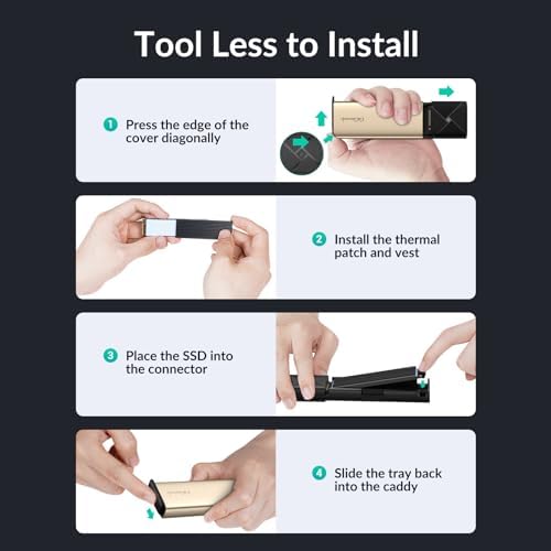 High-Speed M.2 NVMe SSD Enclosure – Tool-Free USB 3.2 Type-C Adapter for 2230/2242/2260/2280 SSDs | 10 Gbps Data Transfer with UASP & TRIM Support | Sleek Grey Design for Enhanced Portability and Compatibility