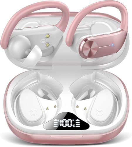 Transform Your Audio Experience with Cutting-Edge Bluetooth 5.4 Wireless Earbuds – Hi-Fi Stereo Sound with Advanced ENC Noise Cancellation – IP7 Waterproof for Ultimate Durability – 68-Hour Battery Life with Dual LED Display for Real-Time Monitoring – Perfect for Active Lifestyles and Everyday Connectivity
