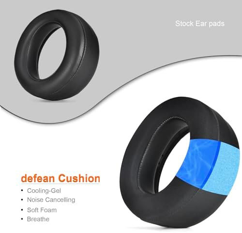 Optimize Your Play Station Pulse Elite Wireless Headset with Ultra-Comfy Noise-Isolating Replacement Ear Pads – Experience Superior Sound Quality and Extended Play Comfort with Durable Foam Cushions for Gamers and Music Lovers