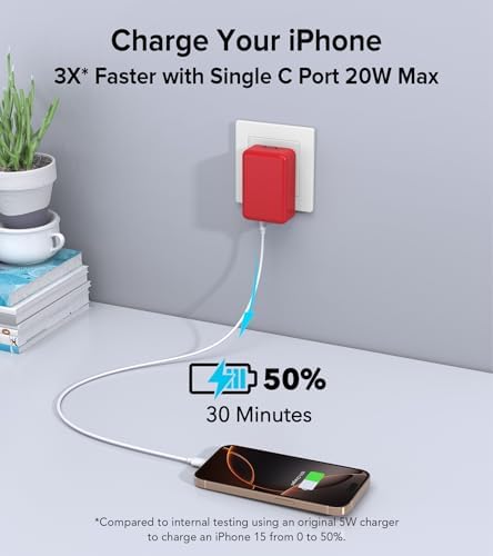 Elevate Your Charging Game with the 2 Pack Flat USB C Charger Block – 40 W Fast Charge Hub for i Phone 12-16, i Pad & Samsung Devices, Featuring 4 Ports for Simultaneous Power Delivery & Quick Charge, Sleek Light Blue Travel-Friendly Design Ideal for Home & On-the-Go Use