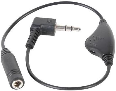 Stellar Labs Premium Inline Volume Control for 3.5 MM Headphones – Effortless Audio Adjustments & Universal Compatibility in Sleek Black Finish