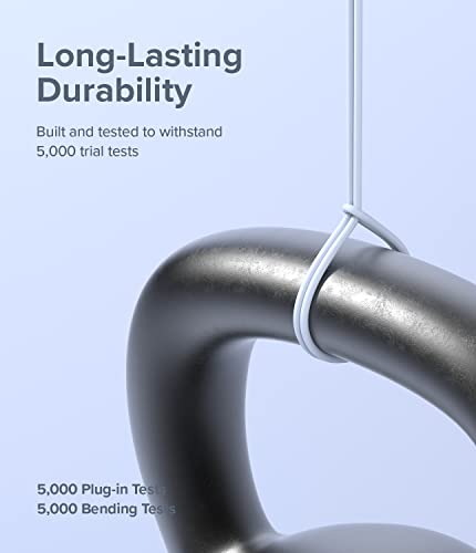 Vibrant 6.6 FT Ringke USB C to Lightning Charging Cable – Fast Charge Your i Phone, i Pad & Air Pods with Stylish Purple Pastel Design, Tangle-Free Connectivity for Effortless Use in Car Play & Beyond, Durable & Efficient Performance