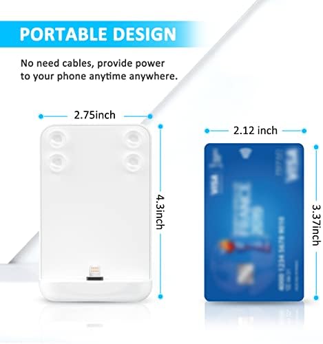 Compact 10,000 m Ah i Phone Power Bank with Metal Stand – Fast Charging External Battery Pack for i Phone 14, 13, 12, 11, and More – Sleek Black Design for Ultimate Portability and Hands-Free Convenience – Universal Compatibility and Enhanced Charging Speed