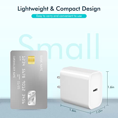 Ultimate 10 FT i Phone Fast Charger with 20 W USB C Power Delivery Block – Apple MFi Certified Lightning Cable for Rapid Charging of i Phone 14/Pro/Pro Max/Plus/13/12/11/Mini/XS/XR/SE 2022 & i Pad – Unmatched Length for Flexibility and Convenience