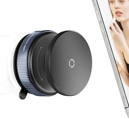 Revolutionary 360° Adjustable Magnetic Phone Holder with Suction Cup – Versatile Cell Phone Mount for Mag Safe i Phones in Kitchen, Bathroom, and Office – Sleek Black Design for Optimal Viewing and Hands-Free Convenience