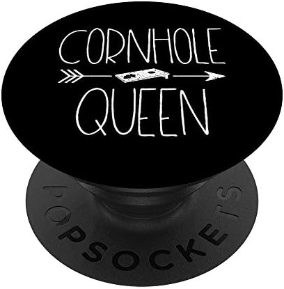Cornhole Queen PopSockets PopGrip: Swappable Grip for Phones & Tablets – Enhanced Compatibility and Speed