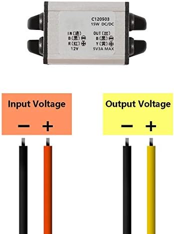 Advanced Waterproof DC Step-Down Converter Module – Seamlessly Converts 8-40 V Input to 3-24 V Output for Reliable 3 A Power Supply in Automotive Applications – Exceptional Voltage Regulation for Optimal Performance of Car and Truck Accessories