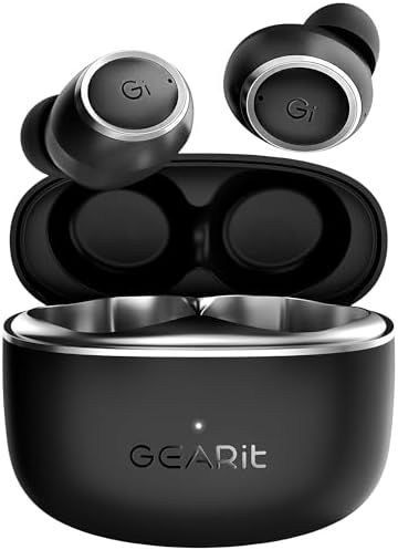Elevate Your Audio Experience with GEARit True Wireless Bluetooth Earbuds – Seamlessly Compatible with i Phone & Android, 22-Hour Battery Life, and Advanced Active Noise Cancellation for Maximum Sound Clarity – Enjoy Immersive HD Audio, Effortless Smart Touch Controls, and Lightning-Fast 5.4 Bluetooth Connectivity for Your On-the-Go Lifestyle – Perfect for Commuters, Fitness Enthusiasts, and Everyday Use.