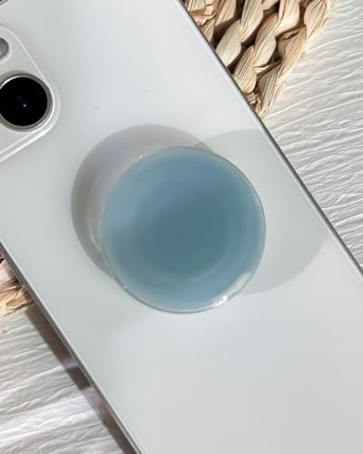 Stylish Handmade Resin Phone Grip Stand – Collapsible Cell Phone Holder for Enhanced Usability and Comfort – Chic Transparent Base for Smartphones & Kindles – Cute, Portable Accessory Ideal for On-the-Go Hands-Free Viewing