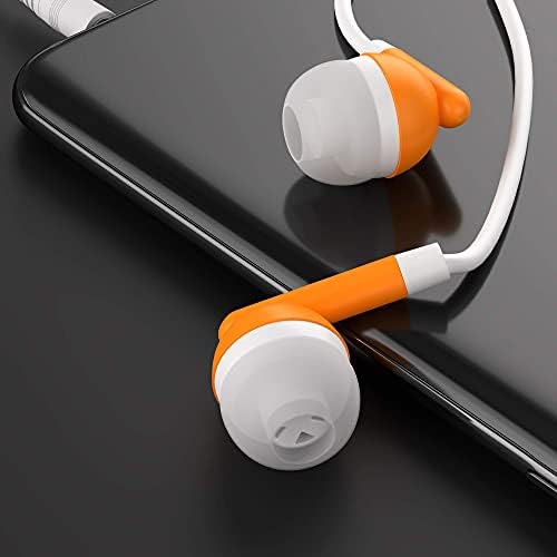 Maeline 100-Pack Bulk Earbuds with 3.5 mm Connector – Multi-Color Stereo Earphones for Schools, Events, and Promotions – Superior Sound Quality and Comfort for Everyday Use