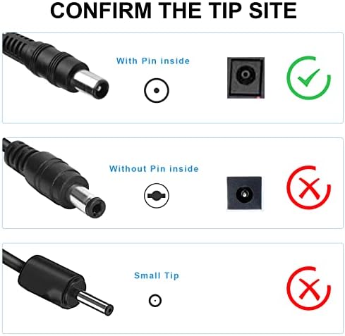 Versatile High-Performance AC Adapter Charger for HP 2011, 2211, 2311 X Series, Insignia TVs, and Ben Q AOC LCD Monitors – Fast Charging Power Supply Solution with Enhanced Compatibility and Safety Features