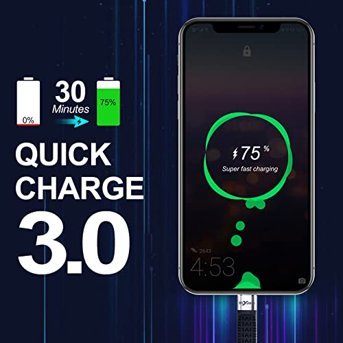 Ultra-Fast 5.5-Inch USB C Cable for Efficient Charging & Data Transfer | 10 Gbps Speed | Perfect for Samsung Galaxy S23/S22, i Phone 15 Series & Mac Book Air/Pro | Compact Design for Travel & Everyday Use | Durable & Reliable Performance with Quick Charge 3.0 Technology