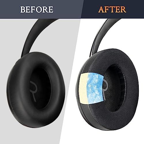 Transform Your Bose 700 Wireless Headphones with SOULWIT Cooling Gel Earpads – Ultra-Soft Ice Silk Fabric for Breathable Comfort, High-Density Noise-Cancelling Foam for Superior Sound Isolation, Easy Installation & Elegant White Design – Elevate Your Audio Experience Today!