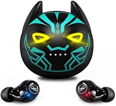 Adorable Kids’ Wireless Earbuds with Bluetooth 5.0 – Waterproof Sport Stereo Earphones for Seamless Connectivity and Enhanced Audio Experience – Perfect for Music, Gaming, and Learning on i Phone/Android – Fun, Durable Design with Noise Reduction and Built-in Mic