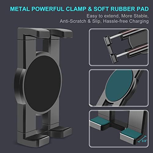 Versatile Cup Holder Tablet Mount for Trucks – 360° Rotating 15″ Dual-Arm Stand for i Pad Pro, Samsung Galaxy Tab, and i Phone | Enhanced Stability & Universal Compatibility for Hands-Free Navigation and Entertainment