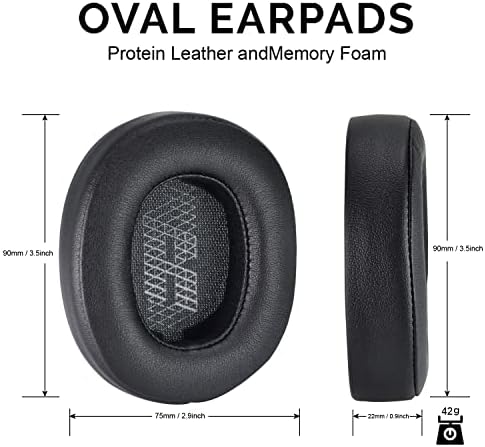 Upgrade Your JBL Live 500 BT Headphones with Premium Defean Earpads – Enhanced Noise Isolation Foam & Luxurious Soft Leather for Unmatched Comfort and Sound Quality (Gray) – Easy Installation for a Seamless Listening Experience