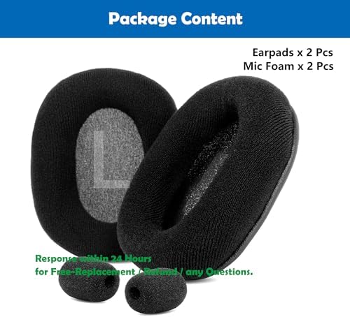 Ultimate Comfort Memory Foam Earpads for Creative Sound Blaster Tactic 3 D Rage V2.0 Headsets – Superior Soft Replacement Cushions for Enhanced Sound Isolation and Prolonged Listening Enjoyment