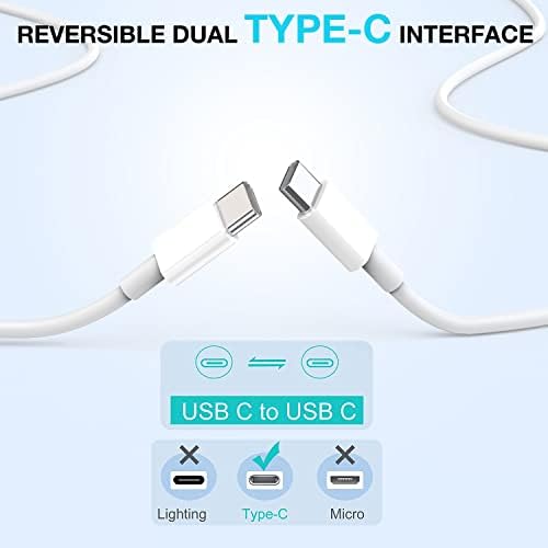 10-Foot Ultra-Fast i Phone Charging Cable 3-Pack with USB-C PD Wall Charger – Exceptional Compatibility for i Phone 14/13/12/11 Pro Max/XS Series – Durable Lightning Cable Solution for On-the-Go Charging Convenience and Rapid Power Delivery